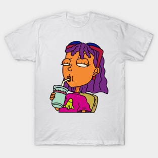 Side Eye Girl Cartoon Collection T-Shirt